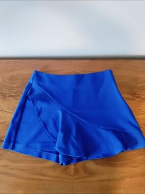 Zara Royal Blue Ruffle Skort
